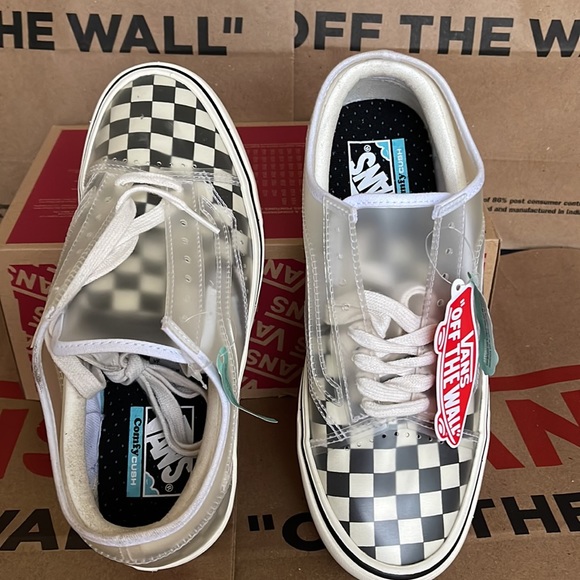 Vans Comfycush Slip-Skating Checkerboard Black/White WMNS - Picture 13 of 16